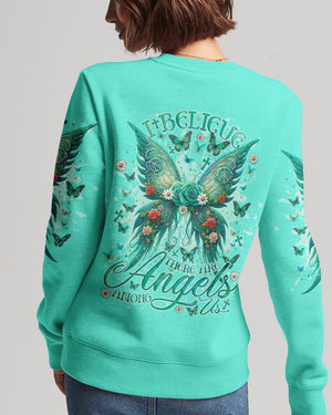 I Believe There Are Angels Among Us Wings Women's All Over Print Shirt - Tlno2903242