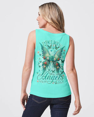 I Believe There Are Angels Among Us Wings Women's All Over Print Shirt - Tlno2903242