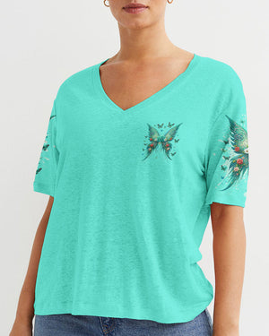 I Believe There Are Angels Among Us Wings Women's All Over Print Shirt - Tlno2903242