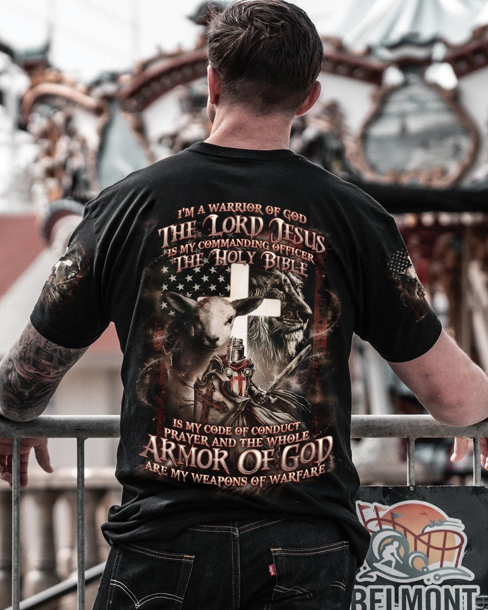 I'm A Warrior Of God Men's All Over Print Shirt - Tlno2905244