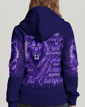 Jesus Dropped The Charges Lion Women's All Over Print Shirt - Tlno3112243