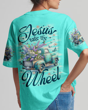 Jesus Take The Wheel Women's All Over Print Shirt - Tlno3112251