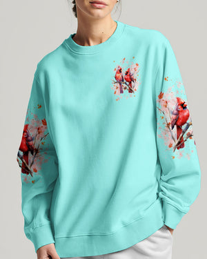 Cardinals Appear When Loved Ones Are Near Women's All Over Print Shirt - Tlnt0201251