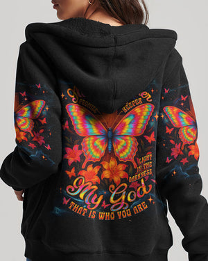 Way Maker Miracle Worker Lilies Butterfly Women's All Over Print Shirt - Tlnt0207252