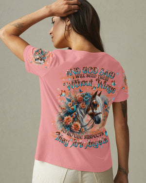 I Will Send Them Without Wings Horse Women's All Over Print Shirt - Tlnt0307252