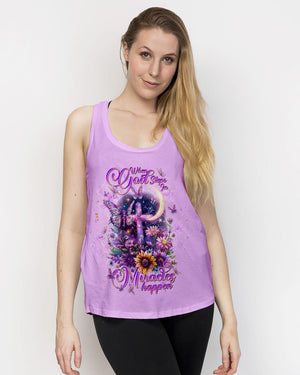 When God Steps In Miracles Happen Women's All Over Print Shirt - Tlnt0312242