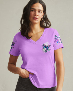 His Mercy Rewrote My Story Butterfly Women's All Over Print Shirt - Tlnt0312251