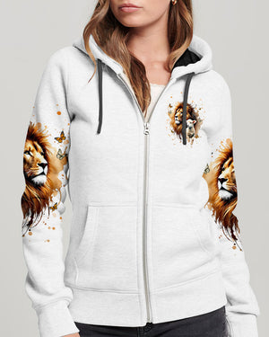 Let Your Faith Be Bigger Than Your Fear Lion Lamb Women's All Over Print Shirt - Tlnt0409252
