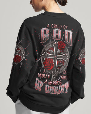 A Child Of God A Woman Of Faith Women's All Over Print Shirt - Tlnt0512242
