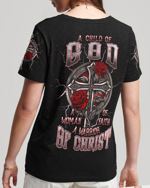 A Child Of God A Woman Of Faith Women's All Over Print Shirt - Tlnt0512242