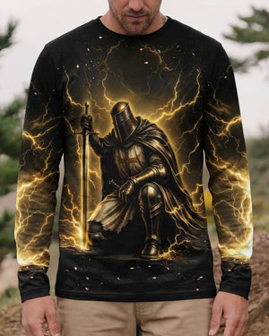 Let Your Faith Be Bigger Than Your Fear Warrior Men's All Over Print Shirt - Tlnt0704263