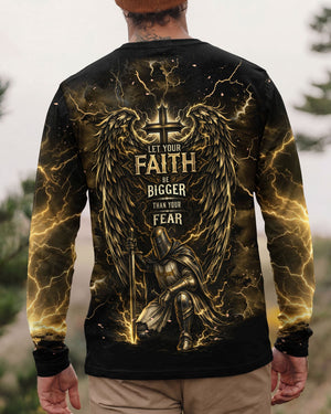 Let Your Faith Be Bigger Than Your Fear Warrior Men's All Over Print Shirt - Tlnt0704263