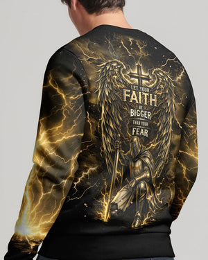 Let Your Faith Be Bigger Than Your Fear Warrior Men's All Over Print Shirt - Tlnt0704263