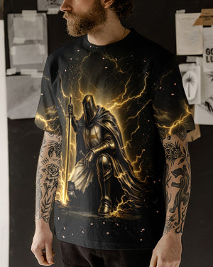 Let Your Faith Be Bigger Than Your Fear Warrior Men's All Over Print Shirt - Tlnt0704263