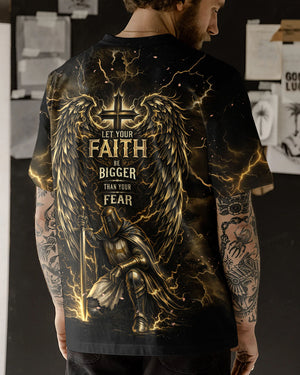 Let Your Faith Be Bigger Than Your Fear Warrior Men's All Over Print Shirt - Tlnt0704263