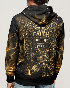 Let Your Faith Be Bigger Than Your Fear Warrior Men's All Over Print Shirt - Tlnt0704263