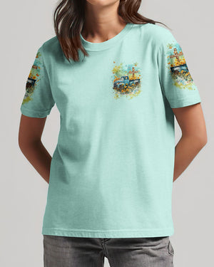 Jesus Take The Wheel Women's All Over Print Shirt - Tlnt0803243