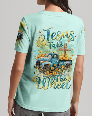 Jesus Take The Wheel Women's All Over Print Shirt - Tlnt0803243