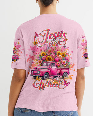 Jesus Take The Wheel Women's All Over Print Shirt - Tlnt0905241