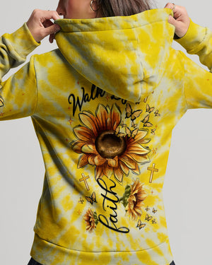 Walk By Faith Sunflower Women's All Over Print Shirt - Tlnt0906252