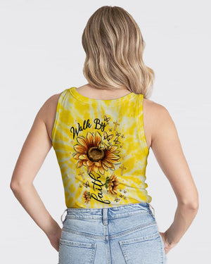 Walk By Faith Sunflower Women's All Over Print Shirt - Tlnt0906252