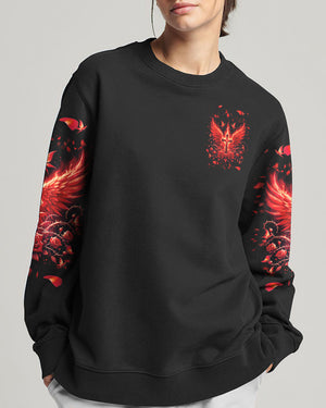 I Am The Storm Cross Wings Women's All Over Print Shirt - Tlnt1001254