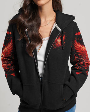 I Am The Storm Cross Wings Women's All Over Print Shirt - Tlnt1001254