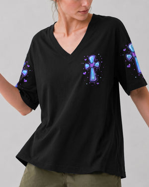 I Can Do All Things Through Christ Neon Women's All Over Print Shirt - Tlnt1007262