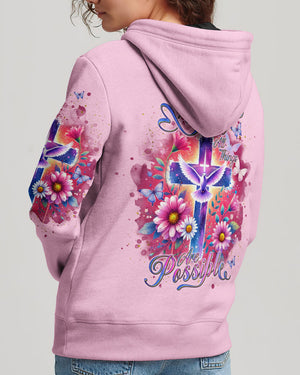 With God All Things Are Possible Women's All Over Print Shirt - Tlnt1009244