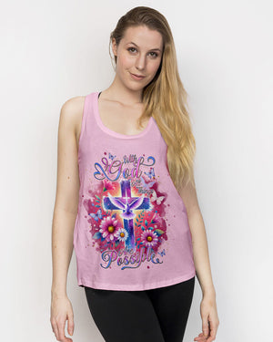 With God All Things Are Possible Women's All Over Print Shirt - Tlnt1009244