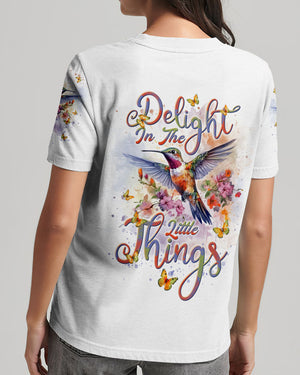 Delight In The Little Things Hummingbird Women's All Over Print Shirt - Tlnt1101243