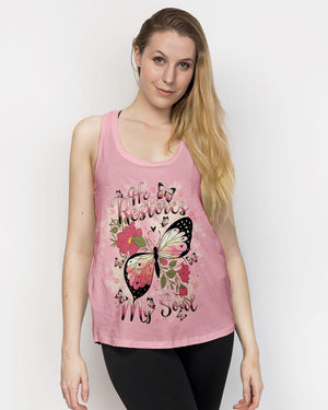 He Restores My Soul Butterfly Women's All Over Print Shirt - Tlnt1102252
