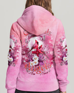 Cardinals Appear When Angels Are Near Women's All Over Print Shirt - Tlnt1203251