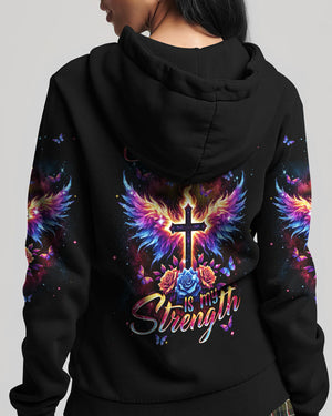The Joy Of The Lord Cross Wings Women's All Over Print Shirt - Tlnt1206241