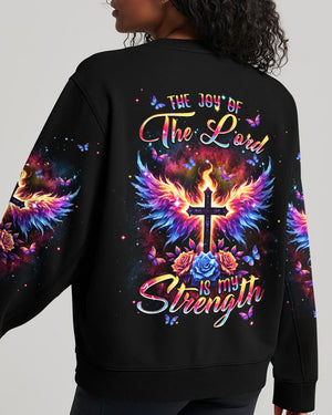 The Joy Of The Lord Cross Wings Women's All Over Print Shirt - Tlnt1206241