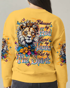 Blessed By God Lion Women's All Over Print Shirt - Tlnt1212251