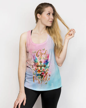 With God All Things Are Possible Women's All Over Print Shirt - Tlnt1511233
