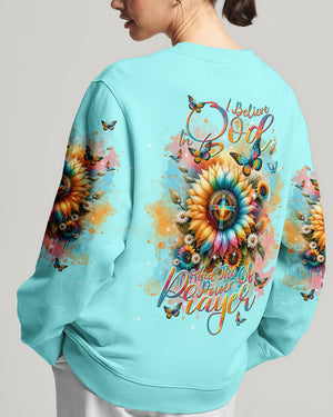 I Believe In God Sunflower Women's All Over Print Shirt - Tlnt1512234