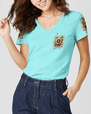 I Believe In God Sunflower Women's All Over Print Shirt - Tlnt1512234