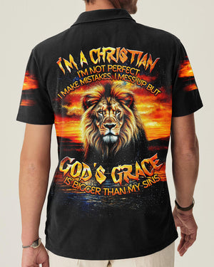 God's Grace Is Bigger Than My Sins Lion Men's All Over Print Shirt - Tlnt1609254