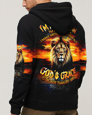 God's Grace Is Bigger Than My Sins Lion Men's All Over Print Shirt - Tlnt1609254