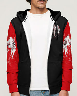 Forgiven Cross Wings Men's All Over Print Shirt - Tlnt1703252