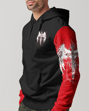 Forgiven Cross Wings Men's All Over Print Shirt - Tlnt1703252