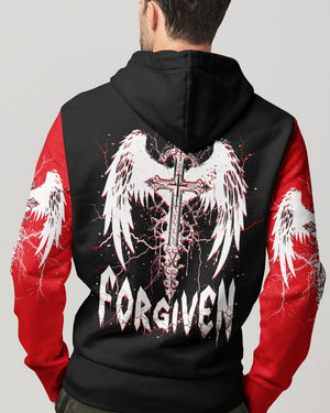 Forgiven Cross Wings Men's All Over Print Shirt - Tlnt1703252