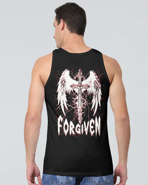 Forgiven Cross Wings Men's All Over Print Shirt - Tlnt1703252