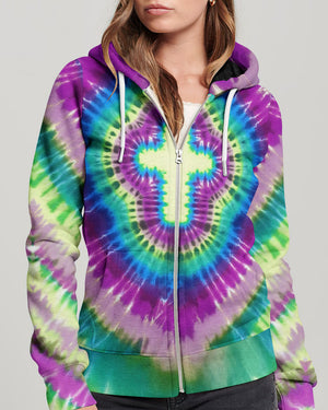 Cross Tie Dye Women's All Over Print Shirt - Tlnt1712251