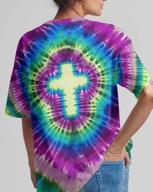 Cross Tie Dye Women's All Over Print Shirt - Tlnt1712251