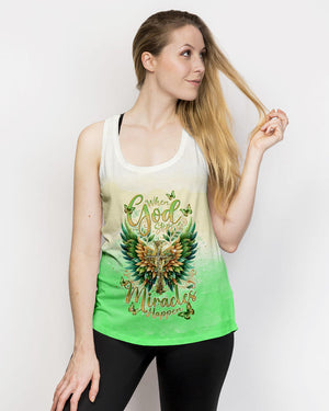 When God Steps In Miracles Happen Wings Women's All Over Print Shirt - Tlnt1806241