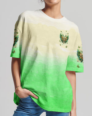 When God Steps In Miracles Happen Wings Women's All Over Print Shirt - Tlnt1806241