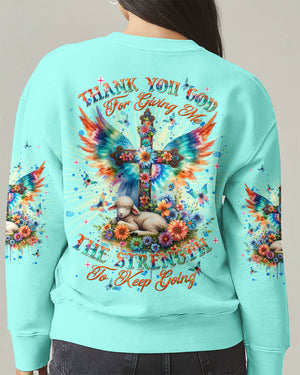 Thank You God Jesus Lamb Women's All Over Print Shirt - Tlnt2005252